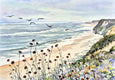 Original art for sale at UGallery.com | September Song by Catherine McCargar | $1,200 | watercolor painting | 14' h x 20' w | thumbnail 1