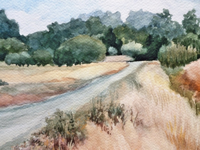Shoreline Trail by Catherine McCargar |   Closeup View of Artwork 
