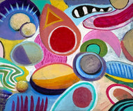 Original art for sale at UGallery.com | Moon Painting by Chus Galiano | $1,170 | acrylic painting | 19.7' h x 27.5' w | thumbnail 1