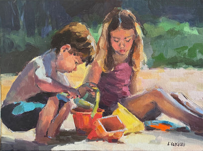 At the Sea-Side by Claudia Verciani | Artwork Main Image