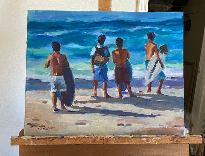 Boys of Summer by Claudia Verciani |  Context View of Artwork 