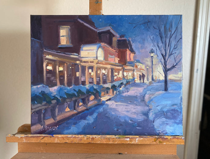 Snow Light by Claudia Verciani |  Context View of Artwork 