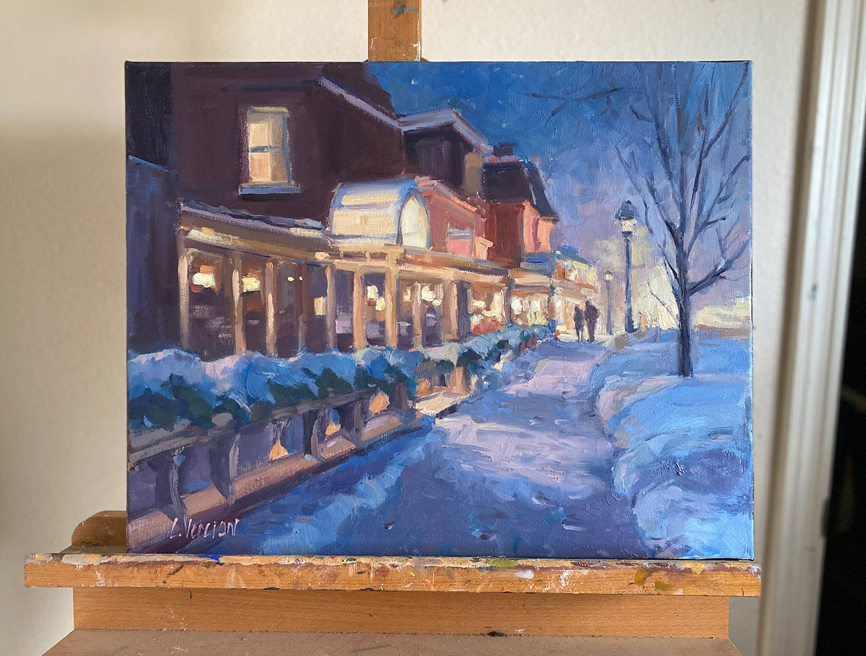 Snow Light by Claudia Verciani |  Context View of Artwork 