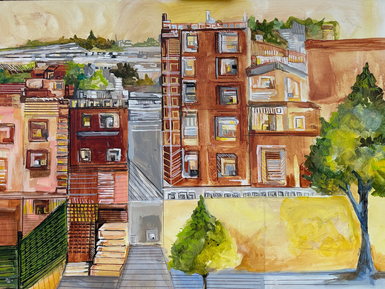 Charming Queens by Colette Wirz Nauke |  Closeup View of Artwork 