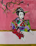 Original art for sale at UGallery.com | Full of Peace and Heart Part I by Colette Wirz Nauke | $725 | acrylic painting | 14' h x 11' w | thumbnail 1