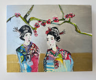 Original art for sale at UGallery.com | Full of Peace and Heart Part II by Colette Wirz Nauke | $725 | acrylic painting | 11' h x 14' w | thumbnail 3