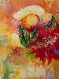 Original art for sale at UGallery.com | Missing the Sun by Colette Wirz Nauke | $275 | mixed media artwork | 14' h x 11' w | thumbnail 1
