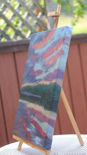 Always Remember This Day by Colleen Johansen |  Side View of Artwork 