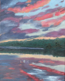 oil painting by Colleen Johansen titled Always Remember This Day
