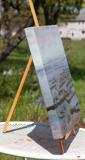 Can You Smell the Sea? by Colleen Johansen |  Side View of Artwork 