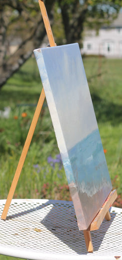 Coastal Atmosphere by Colleen Johansen |  Side View of Artwork 
