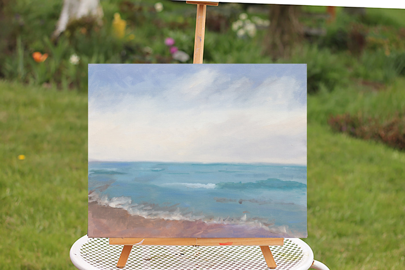 Coastal Atmosphere by Colleen Johansen |  Context View of Artwork 