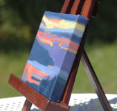 Original art for sale at UGallery.com | Columbia Vista by Colleen Johansen | $250 | oil painting | 6' h x 8' w | thumbnail 2