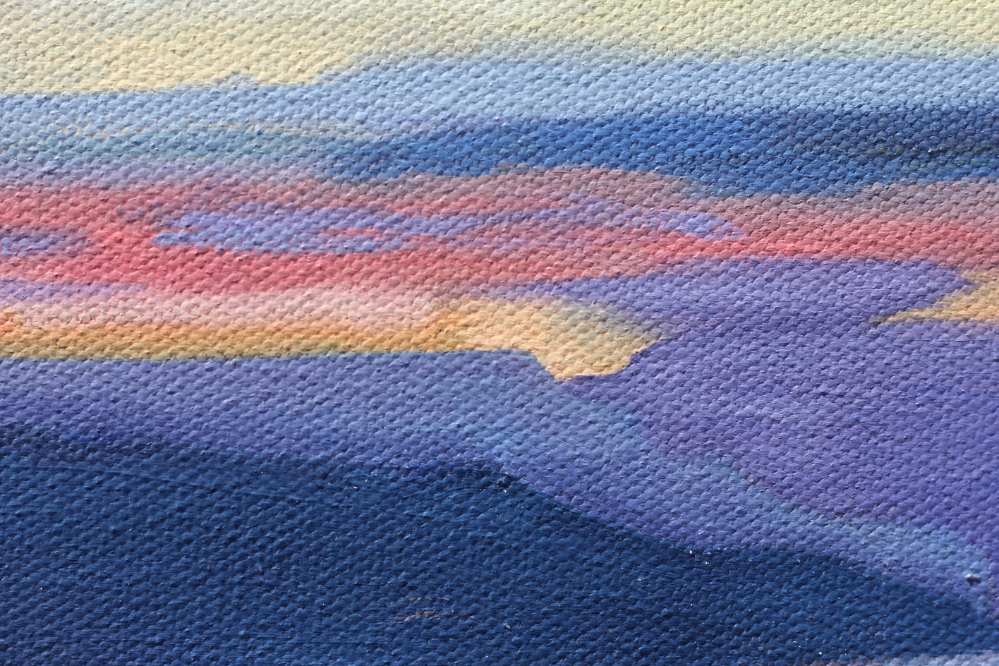 Columbia Vista by Colleen Johansen |  Closeup View of Artwork 