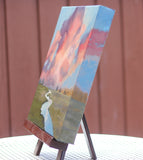 Original art for sale at UGallery.com | Eternal Flow of Life by Colleen Johansen | $400 | oil painting | 12' h x 12' w | thumbnail 2