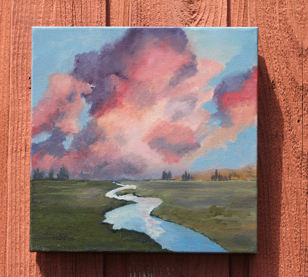 Eternal Flow of Life by Colleen Johansen |  Context View of Artwork 