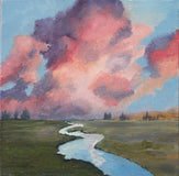 Original art for sale at UGallery.com | Eternal Flow of Life by Colleen Johansen | $400 | oil painting | 12' h x 12' w | thumbnail 1