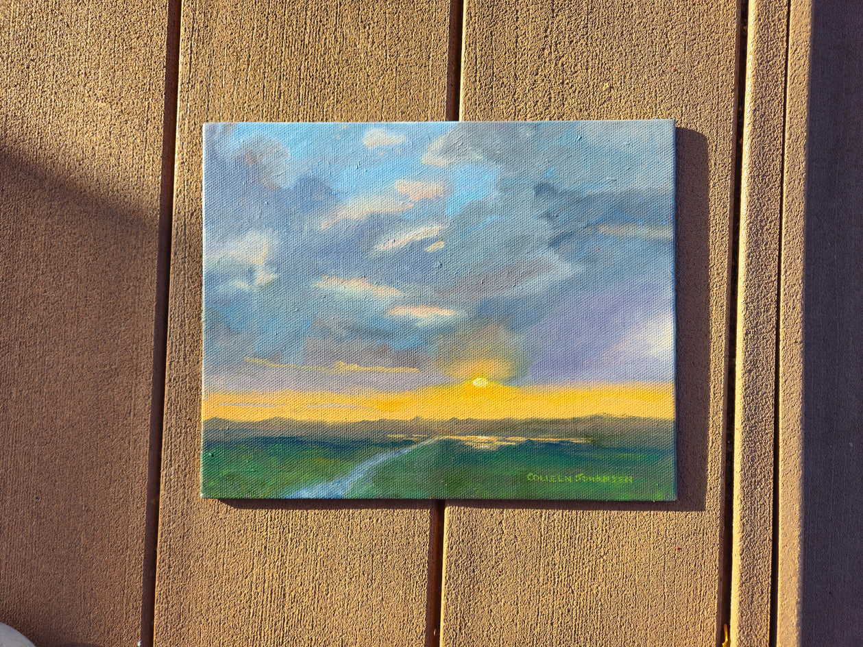 Hold My Hand as the Day Fades Away by Colleen Johansen |  Context View of Artwork 
