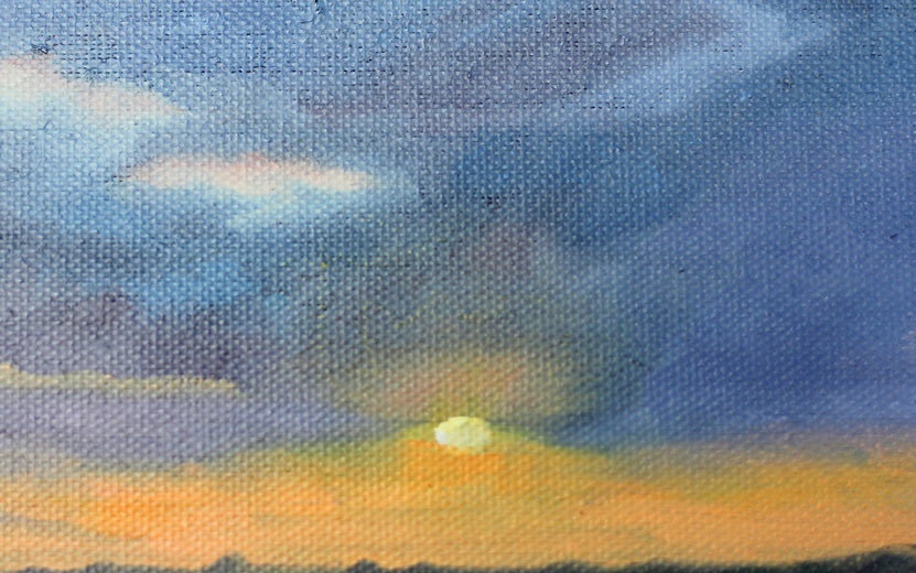 Hold My Hand as the Day Fades Away by Colleen Johansen |   Closeup View of Artwork 