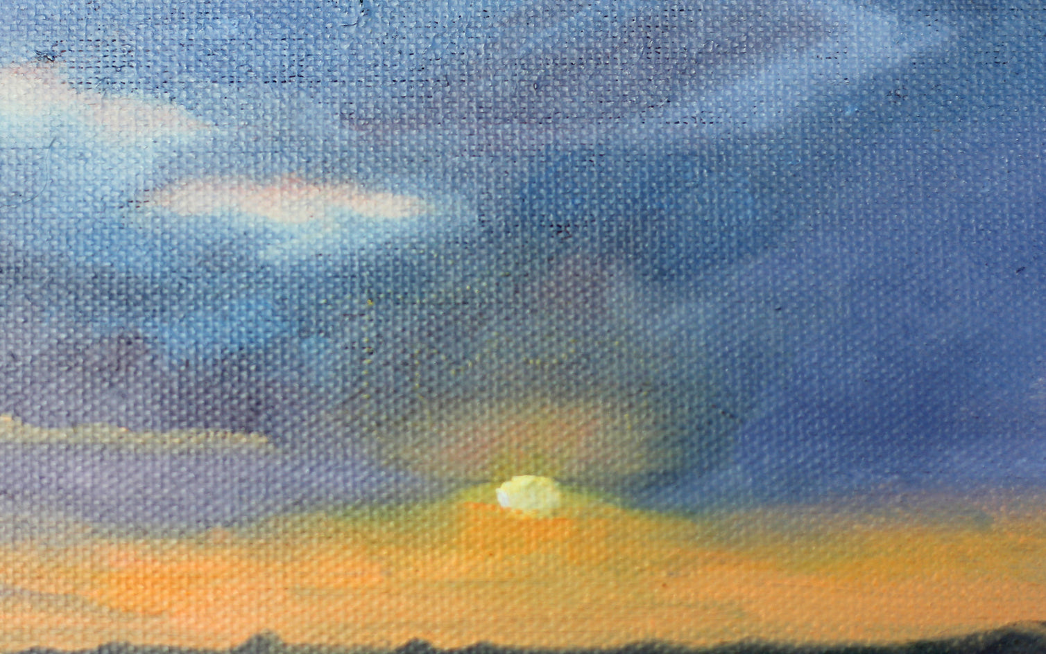 Hold My Hand as the Day Fades Away by Colleen Johansen |  Closeup View of Artwork 