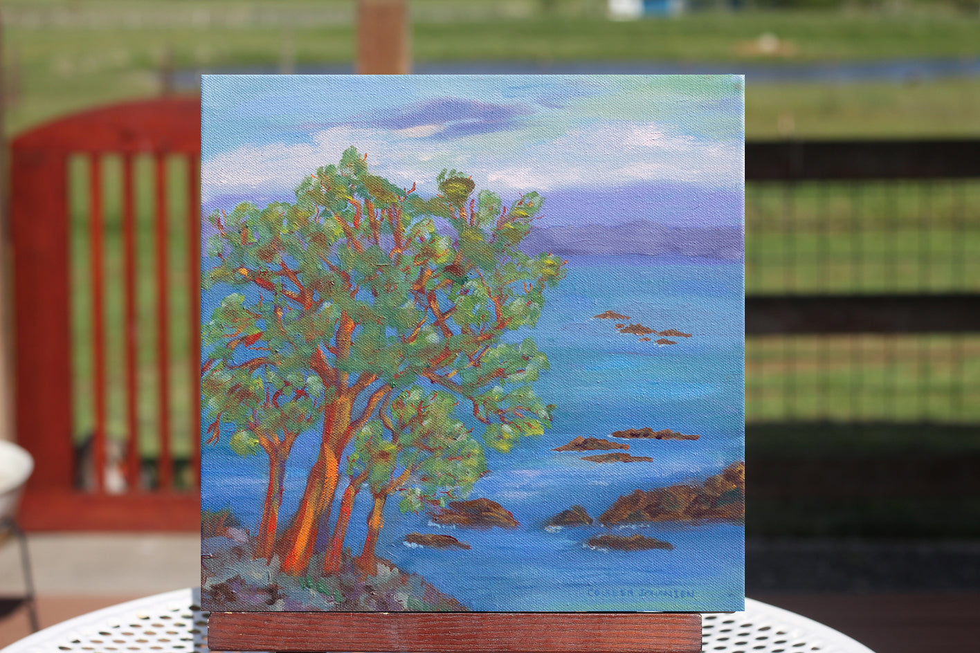 Madrona Mia by Colleen Johansen |  Context View of Artwork 