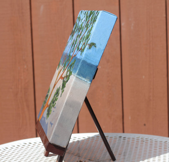 Sister Earth by Colleen Johansen |  Side View of Artwork 