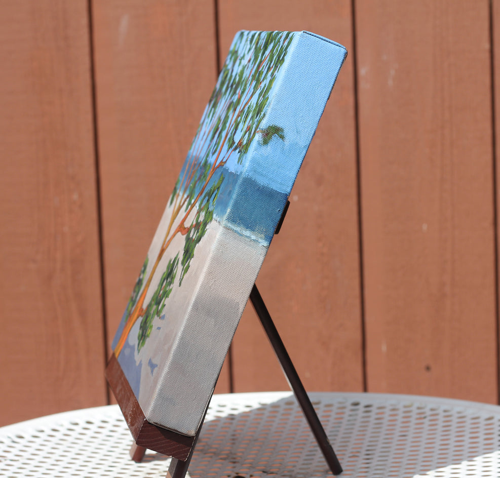 Sister Earth by Colleen Johansen |  Side View of Artwork 