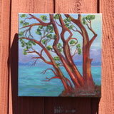 Original art for sale at UGallery.com | Strong and Silent by Colleen Johansen | $400 | oil painting | 12' h x 12' w | thumbnail 3
