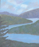 Original art for sale at UGallery.com | Winding the Way Back Home by Colleen Johansen | $250 | oil painting | 10' h x 8' w | thumbnail 1