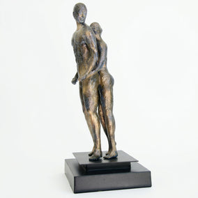 sculpture by Cristobal Corbeaux titled Support