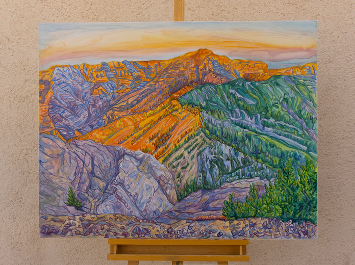 Alpenglow by Crystal DiPietro |  Context View of Artwork 