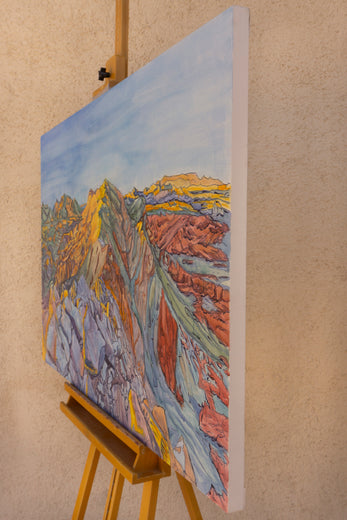 Anniversary by Crystal DiPietro |  Side View of Artwork 