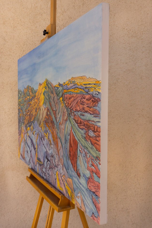 Anniversary by Crystal DiPietro |  Side View of Artwork 