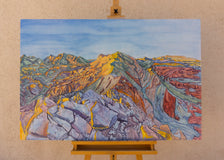 Original art for sale at UGallery.com | Anniversary by Crystal DiPietro | $4,100 | mixed media artwork | 32' h x 48' w | thumbnail 3