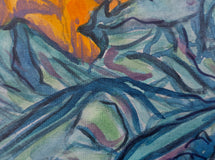 Original art for sale at UGallery.com | Daybreak by Crystal DiPietro | $4,600 | mixed media artwork | 36' h x 42' w | thumbnail 4