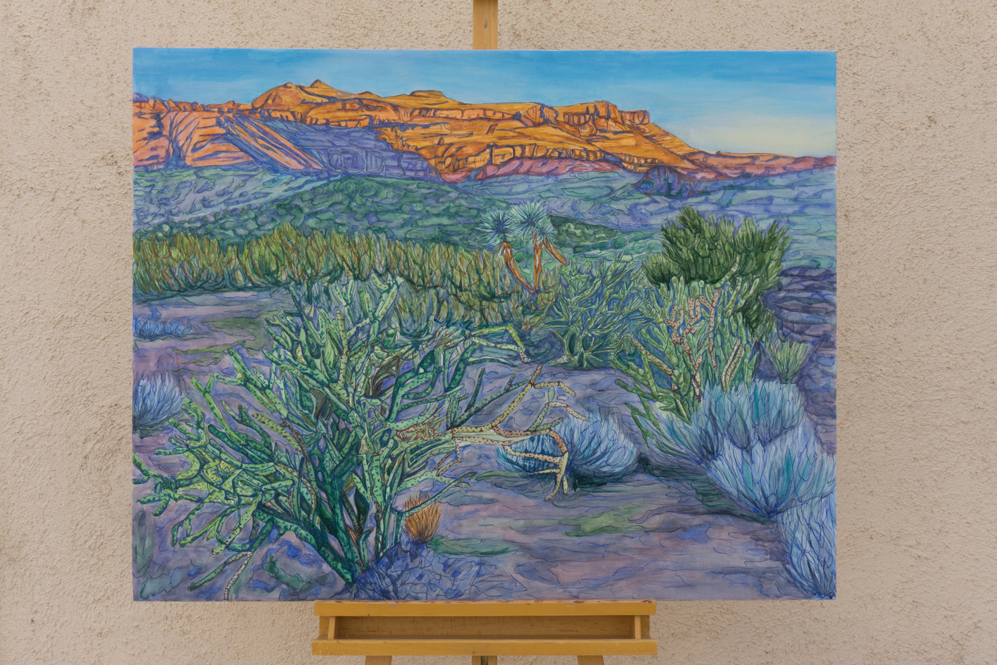 Sonoran Dawn by Crystal DiPietro |  Context View of Artwork 