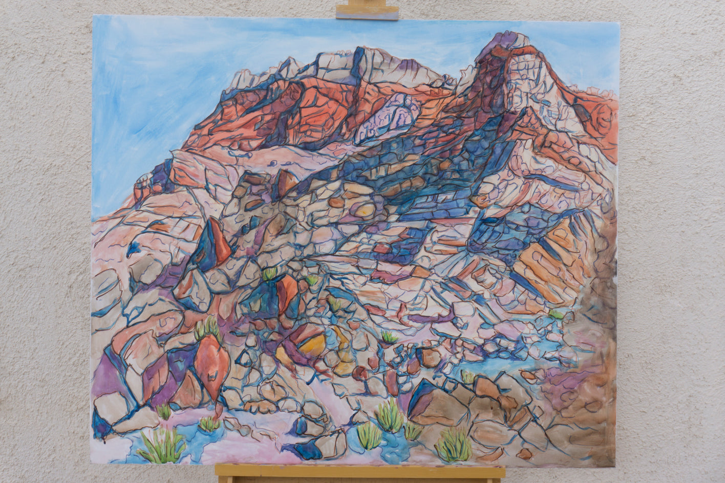 Untamed Ridge by Crystal DiPietro |  Context View of Artwork 