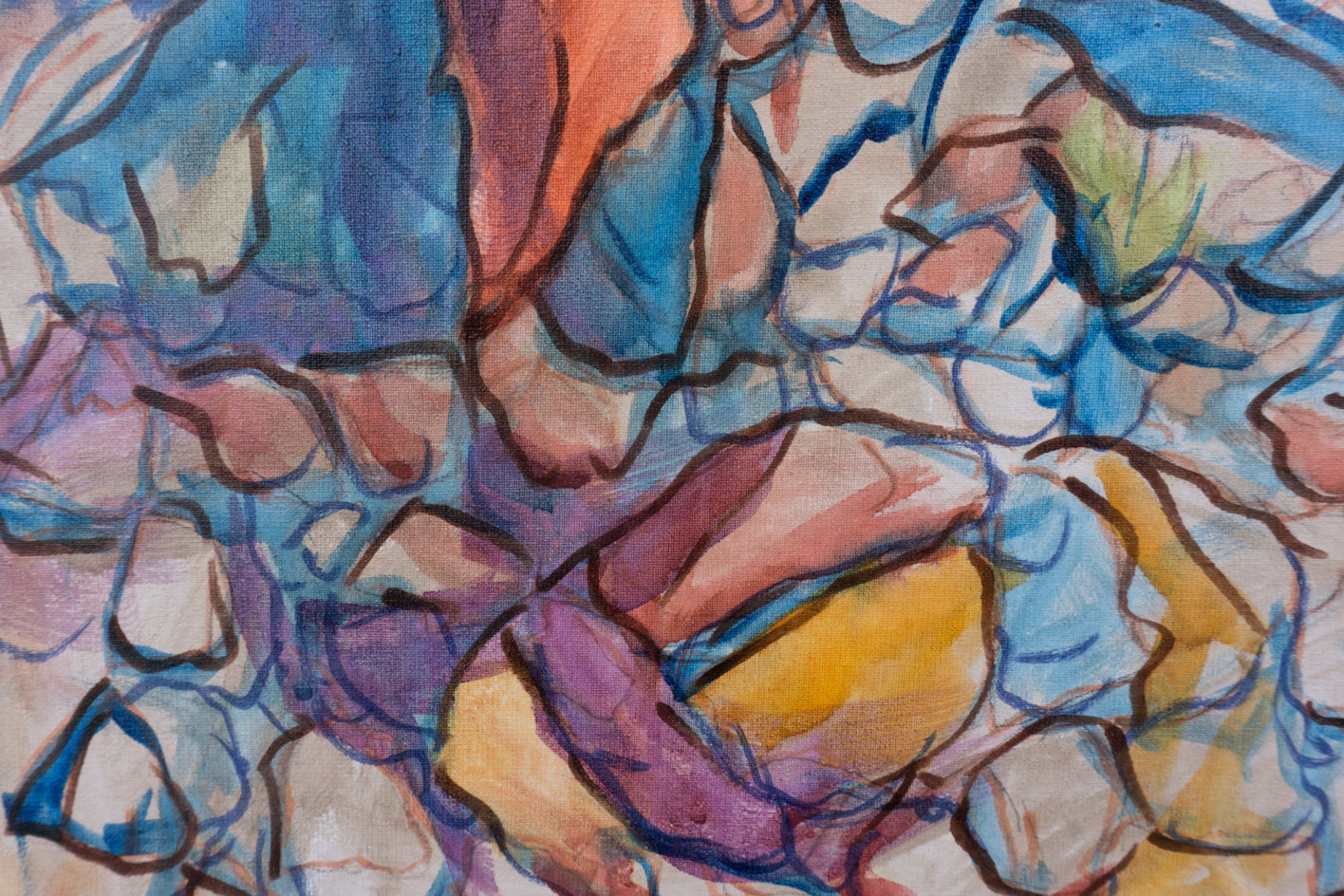 Untamed Ridge by Crystal DiPietro |  Closeup View of Artwork 