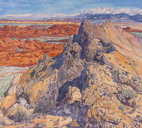 Original art for sale at UGallery.com | Uplift by Crystal DiPietro | $3,075 | mixed media artwork | 32' h x 36' w