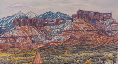 Winter in Castle Valley by Crystal DiPietro | Artwork Main Image