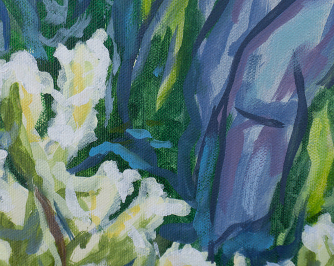 Light and Stone in Harmony Sway by Crystal DiPietro |   Closeup View of Artwork 