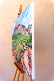 Original art for sale at UGallery.com | Spring in Oak Creek Canyon by Crystal DiPietro | $5,600 | oil painting | 42' h x 48' w | thumbnail 2