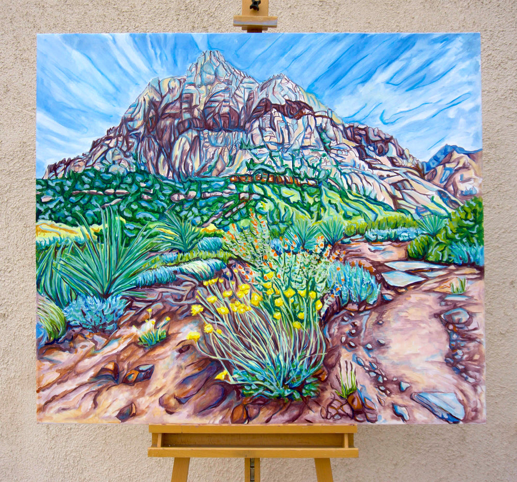 Spring in Oak Creek Canyon by Crystal DiPietro |  Context View of Artwork 