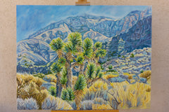 Original art for sale at UGallery.com | The Joshua Tree in the Canyon by Crystal DiPietro | $4,800 | oil painting | 34' h x 44' w | thumbnail 3