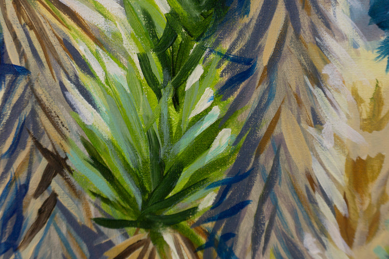 The Joshua Tree in the Canyon by Crystal DiPietro |   Closeup View of Artwork 