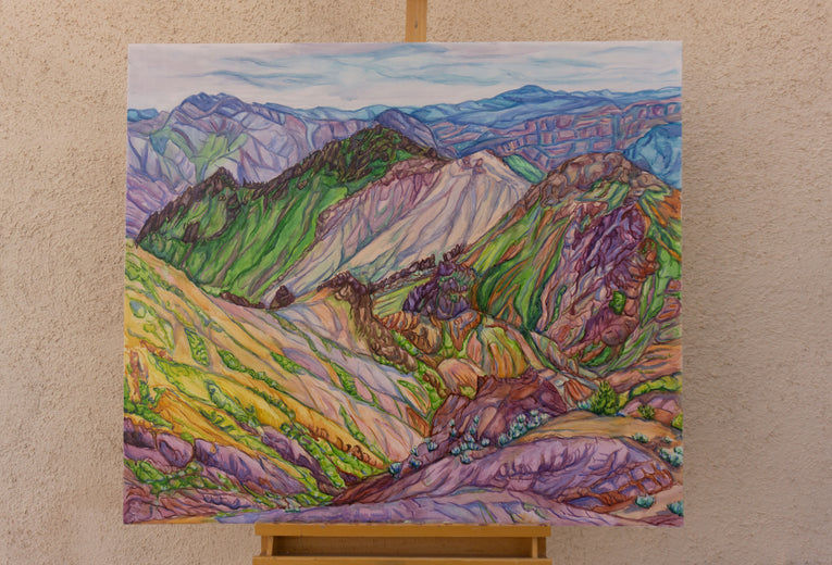 In the Company of Hills by Crystal DiPietro |  Context View of Artwork 