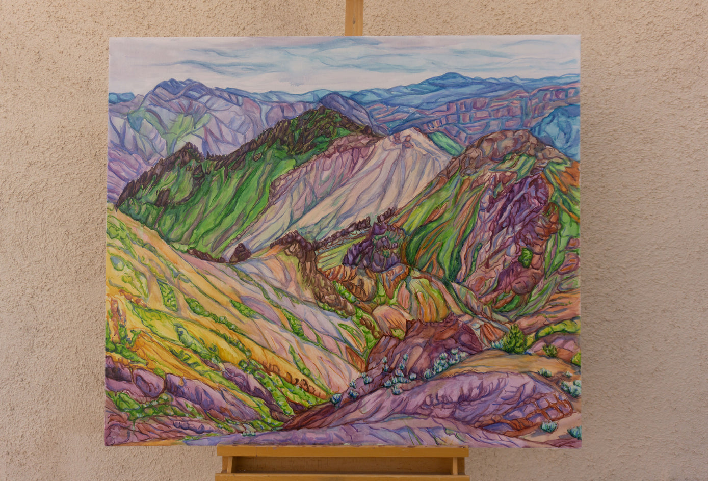 In the Company of Hills by Crystal DiPietro |  Context View of Artwork 