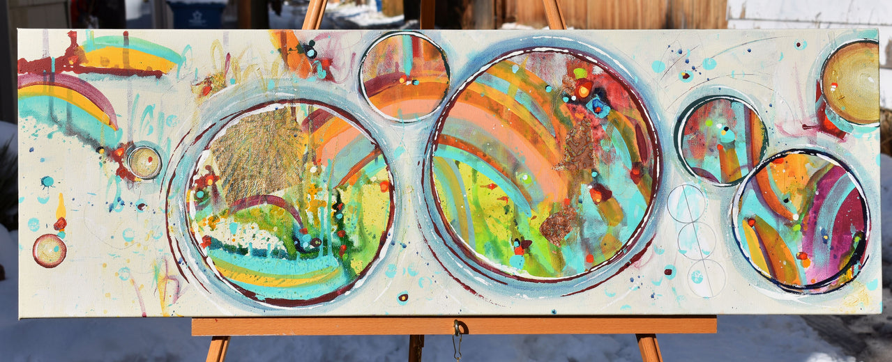 Chasing Rainbows by Cynthia Ligeros |  Context View of Artwork 