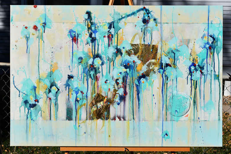 Whispering Winds of November by Cynthia Ligeros |  Context View of Artwork 