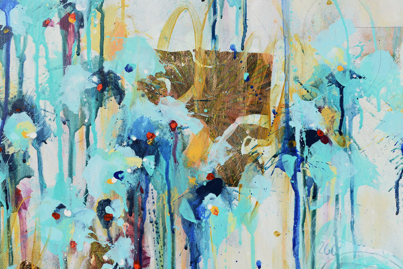 Whispering Winds of November by Cynthia Ligeros |  Closeup View of Artwork 